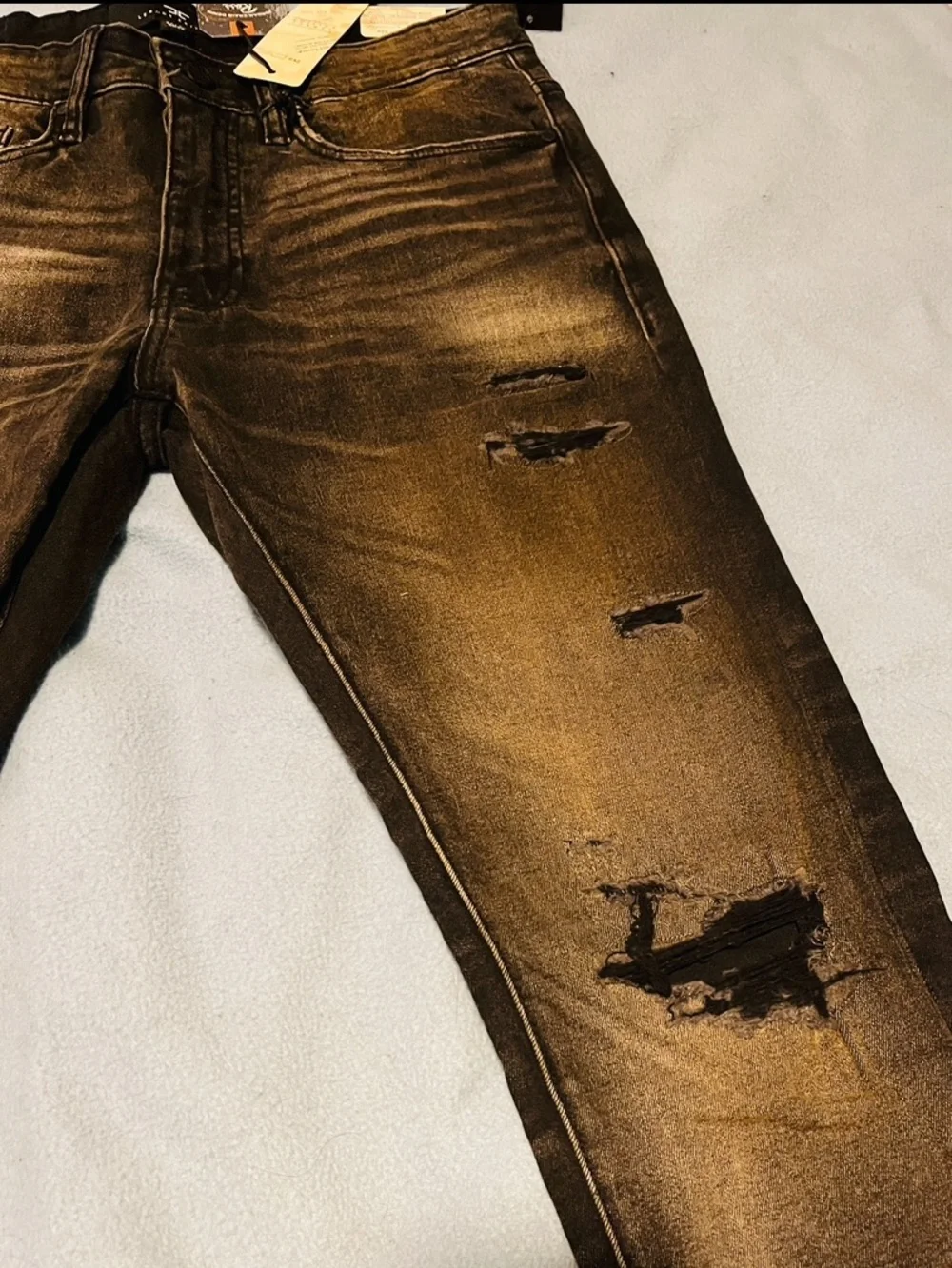 Jordan Craig NWT Men's Copper Black Jeans with Fade